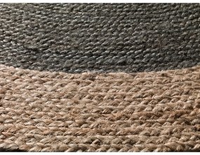 Кръгъл килим в сиво-натурален цвят ø 120 cm Mahon - Universal
