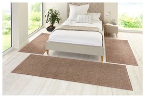 Комплект от 3 кафяви пътеки Pure - Hanse Home