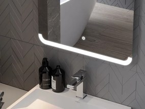 Mexen Nida осветено огледало за баня 120 x 80 см, LED 6000K, анти-мъгла - 9806-120-080-611-00