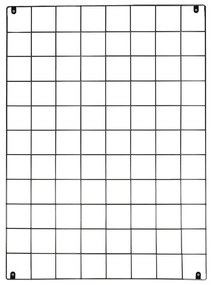 Черна метална дъска за обяви, 50 x 70 cm - Evila Originals