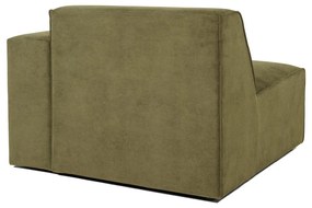 Модул за диван от зелен велур (десен ъгъл) Sting - Scandic