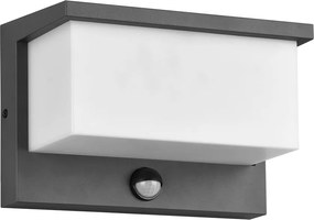 Външно осветително тяло със сензор за движение (височина 15 cm) Nestos – Trio