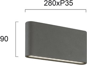 Аплика Viokef Argon-дължина: 28 См.-дървени въглища