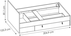 Легло Miden 1S-120 x 200