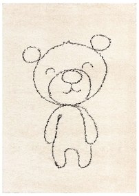 Бежов антиалергичен детски килим 170x120 cm Teddy Bear - Yellow Tipi