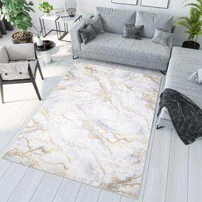 Ярък модерен килим с мраморна шарка  Ширина: 160 см | Дължина: 230 см