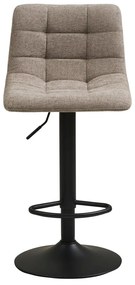 Бежов тапициран бар стол с регулируема височина (височина на седалката 61 cm) Middelfart – House Nordic