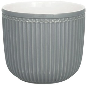 Сива керамична саксия Alice, ø 16 cm - Green Gate