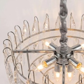 Кристална висяща лампа SWE079-CP 50cm Chrom