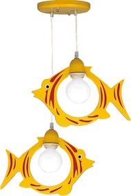 Полилей KRANAS, оранжев, 2xE27