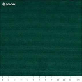 Зелен кадифен ъглов разтегателен диван, десен ъгъл Lofty Lilly - Miuform