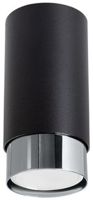 Осветително тяло за таван в черен и сребрист цвят Crown – Sollux