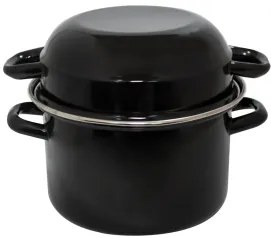 Тенджера за миди 18cm ЧЕРНА РЯ-(3017+3153/18 Moules)