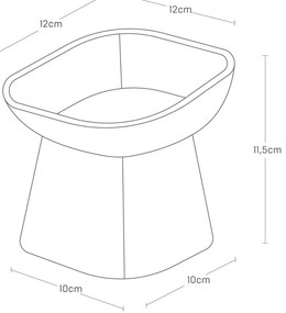 Керамична купа за всички любимци Tower – YAMAZAKI