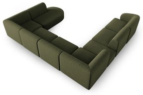 Зелен ъгъл U-образен диван, ляв ъгъл Shane - Micadoni Home