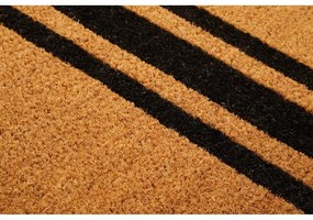 Килимче от кокосови влакна 55x125 cm Black Stripe - Premier Housewares