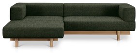 Тъмнозелен диван 260 cm Alchemist - EMKO