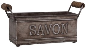 Тъмносив метален дозатор за сапун - Antic Line