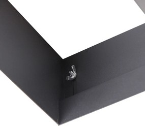 Комплект от 6 вградени прожектори черни GU10 AR111 без рамка 2-светлина - Oneon