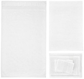 Бели памучни хавлии и кърпи за баня в комплект от 6 бр. от тери Anti-Bacterial – Catherine Lansfield