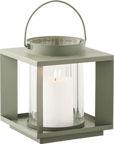 Метален/стъклен фенер (височина 20,5 cm) Lohals – House Nordic