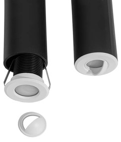 Комплект от 5 модерни наземни прожектора бели с LED IP67 - Linsey