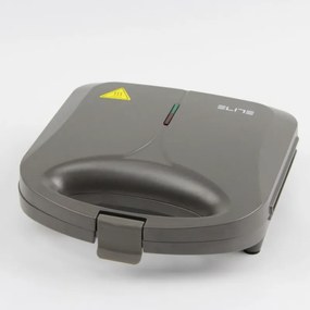 Гофретник ELITE EWM-0164, 700W, 6 нива, Стоп, Равномерно препичане, Неръждаема стомана, Сив/инокс