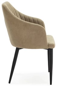 Светлозелени тапицирани трапезни столове в комплект 2 бр. Nadi – Marckeric