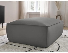 Сива табуретка от изкуствена кожа Boheme – Bobochic Paris