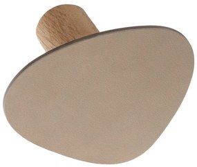 Сиво-бежова стенна стоманена кука Dot L Nupo – LIND DNA