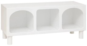 Детски скрин atmosphera Tara, 3 отделения, MDF, Бял