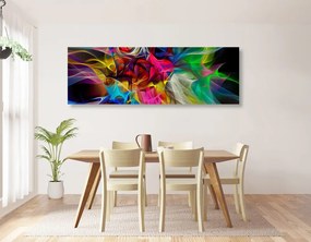 Картина на платно – Абстрактен цветен хаос
