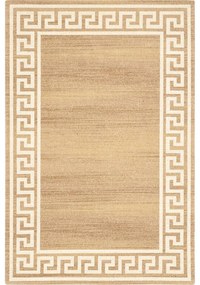 Светлокафяв вълнен килим 133x180 cm Cesar - Agnella