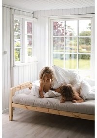 Кафяв/бежов разтегателен диван 204 cm Grab - Karup Design