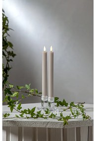 LED свещи в комплект от 2 броя (височина 25 см) Flamme Stripe - Star Trading