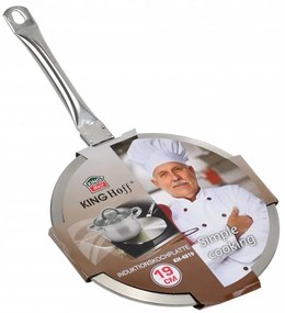 Адаптер за индукционен котлон KingHoff KH 1698, 19 см, Универсален, Инокс