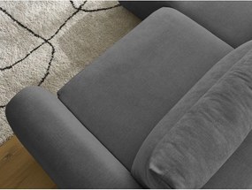 Сив ъглов диван Aden – Bobochic Paris