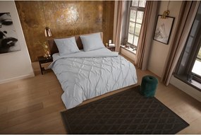 Сиво единично удължено спално бельо от микрофибър 140x220 cm Pure Elegance – Good Morning