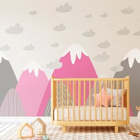 Стикер за стена Скандинавски гигантски планини Elika - Ambiance