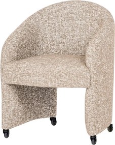 Бежов тапициран офис стол Cordo – WOOOD