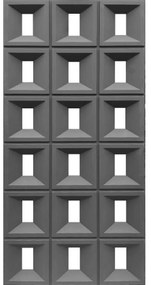 3D Стенен панел OEM FAP7001, Полиуретан, 120 х 60 х 3 см, Имитация на камък