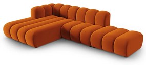 Оранжев ъглов диван (ляв ъгъл) Lupine – Micadoni Home