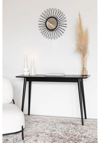 Черна конзолна маса 40x120 cm Fabio – White Label