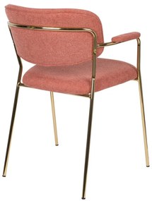 Розови трапезни столове в комплект от 2 Jolien - White Label