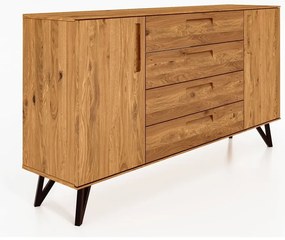 Висок скрин от дъб 182x100 cm Golo - The Beds