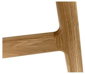 Сгъваема трапезна маса с допълнителна плоча от дъб 90x180 cm Curved – Woodman