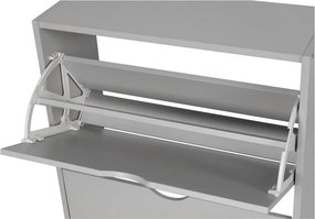 Сива накланяща се стойка за обувки 50x82x24 cm Stelo – Bonami Essentials