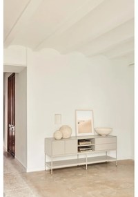 Черна маса за телевизор 175x74x45 cm Platt – Teulat