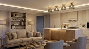 Плафон APP1302-1C Gold