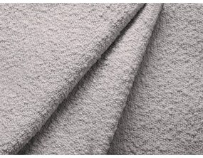 Светлосив разтегателен ъглов диван от букле (десен ъгъл) Jodie – Micadoni Home